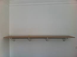Additional suspension rails may be cut and mounted end to end on the wall if extra length is required. Ikea Wall Mounted Hanging Rail Off 73