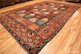 antique persian bakhtiari garden rug