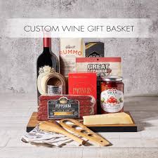 custom wine gift baskets hazelton s