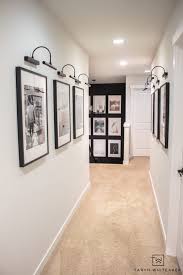 Black And White Hallway Gallery Wall