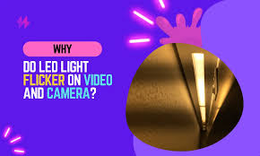 led light flicker on video and camera