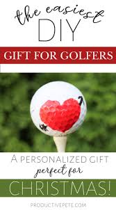 diy golf gift idea for the golfer