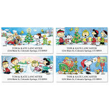 Peanuts Holiday Fun Address Labels Current Catalog