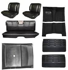 1963 Impala Ss Black Interior Kit