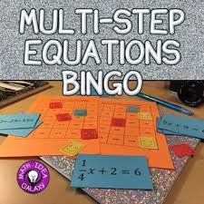 solving multi step equations activity