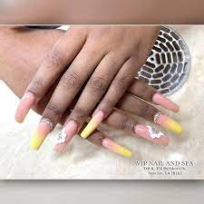 pretty nail designs by vip nail and spa