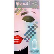 mermaid scales makeup stencil stencil1fx