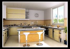 bright and spacious kitchen 3d model