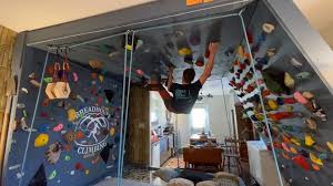 Climbing The Walls With Homemade Gym