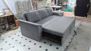 fabric 3 seater sofa bed