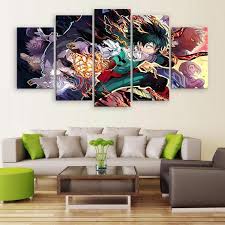 Anime 5 Panel Canvas Art Wall Decor
