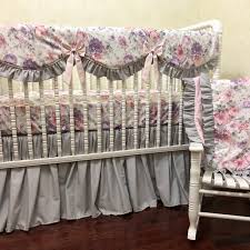 Lavender Fl Baby Girl Crib Bedding