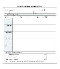 Employee Write Up Form Word Template Templates Free Doc