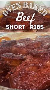 bbq beef short ribs baked in the oven