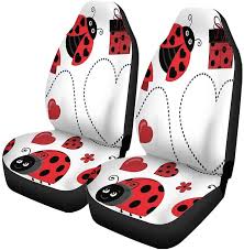 Set Of 2 Car Seat Covers Clipart
