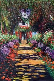 Wall Art Monet Garden Path At
