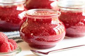 easy raspberry freezer jam with fresh