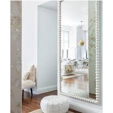 Global Bazaar White Resin Floor Mirror