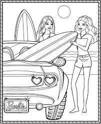 There are tons of great resources for free printable color pages online. Barbie Coloring Page Surfing Barbie Coloring Pages Barbie Coloring Cars Coloring Pages