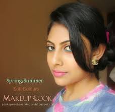 spring summer soft colours makeup look