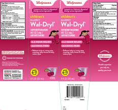 Wal Dryl Childrens Allergy Liquid Walgreens