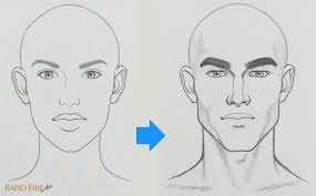 drawing masculine vs feminine features