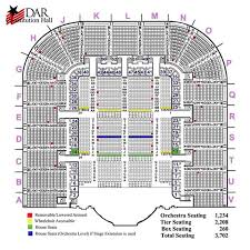 Seating Map Daughters Of The American Revolution
