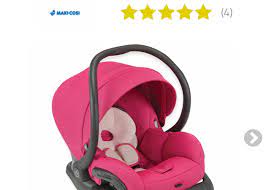 Maxi Cosi Infant Pink Car Seat In