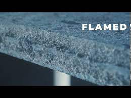 what is flamed granite finish