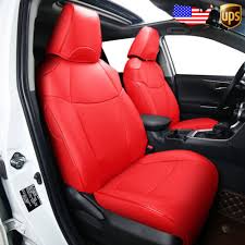 Us Custom Car Leather Seat Covers Set