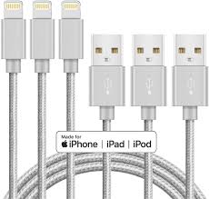You may find it useful to keep additional cables or chargers in storage for travel or for backup in case anything goes wrong with the. Amazon Com Iphone Charger Cable Mfi Certified Lightning Cord 3pack 6ft Usb Fast Charging Syncing Cable Nylon Braided Iphone 12 Se 11 Pro Max Xs Xs Xr X 8 7 6 5 Plus