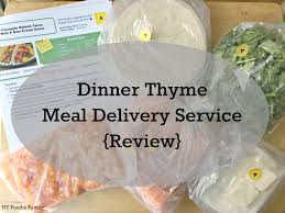 dinner thyme meal delivery service
