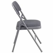 Metal Folding Chair With Cushion