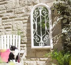 Shabby Chic Arched Garden Mirror