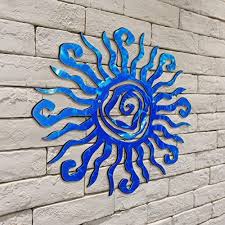 Wacky Sun Metal Wall Art Decor For