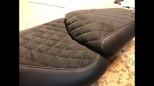 how to re upholster a motorcycle seat