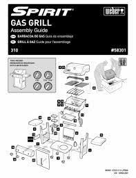 pdf weber spirit gas grill embly