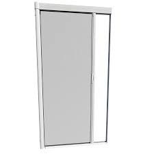 Sliding screen door kit has 2 (51 mm) wide extruded door frame members with a.043 (1.1 mm) wall thickness. Larson Escape 100 36 In X 81 In White Aluminum Frame Retractable Screen Door Lowes Com Retractable Screen Door Retractable Screen Sliding Screen Doors
