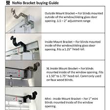 outside mounted blinds curtain rod
