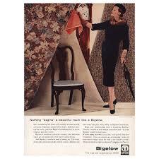 1957 bigelow carpet nothiing begins a