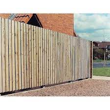 Natural raw poles split chain link new. 19 X 100 X 900mm Brown Treated Fencing Slats
