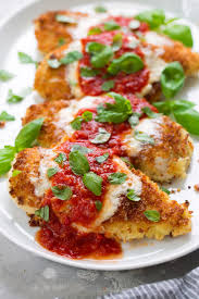 This easy baked chicken parmesan is restaurant quality, with breaded chicken topped with marinara, mozzarella and parmesan cheese. Chicken Parmesan Recipe The Best Cooking Classy