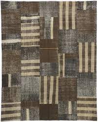 vine patchwork oriental rug 8 x 10