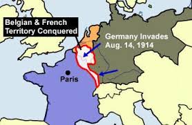 The western front was the main theatre of war during the first world war.following the outbreak of war in august 1914, the german army opened the western front by invading luxembourg and belgium, then gaining military control of important industrial regions in france.the german advance was halted with the battle of the marne.following the race to the sea, both sides dug in along a meandering. G E R M A N Y Germany Borders Before And After Ww1