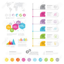 Business Infographic Elements Modern Infochart Marketing Chart