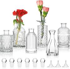 Glass Vases Centerpieces Bud Vases