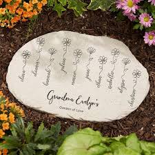 Personalized Round Garden Stone
