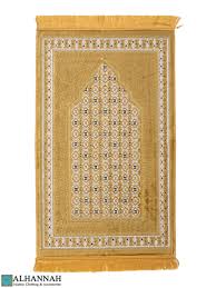 diamond speckle gold turkish prayer rug