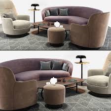 Minotti Sofa And Armchair Set 2