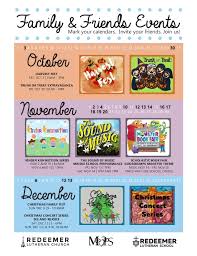 Public Calendar Of Family Fun Events Flyer